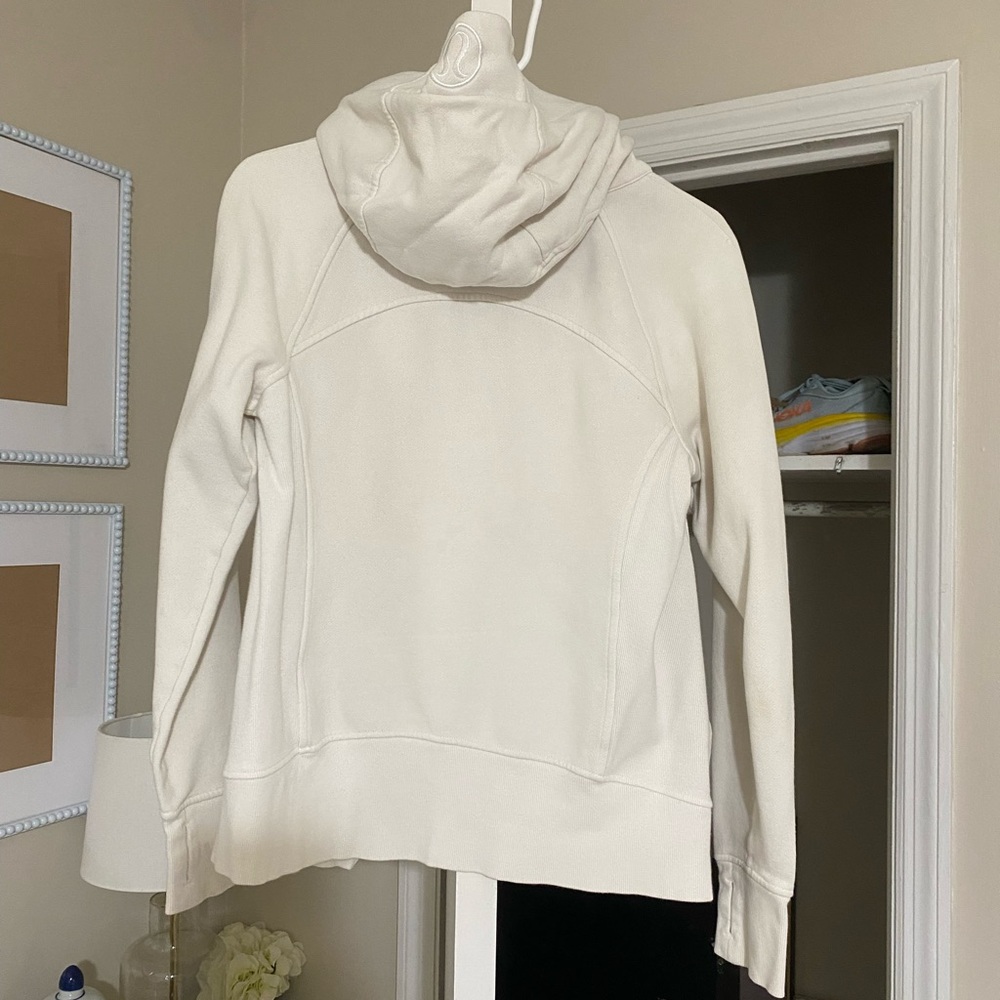 Lululemon Athletica White Zip Jacket
